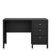 Madrid Desk 3 drawers Matt Black