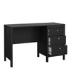 Madrid Desk 3 drawers Matt Black