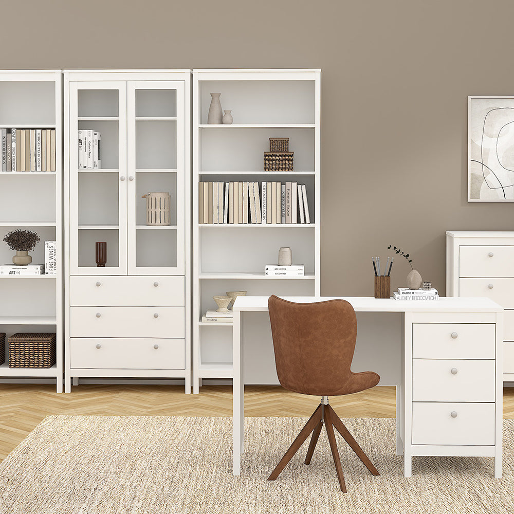 Madrid Bookcase in White