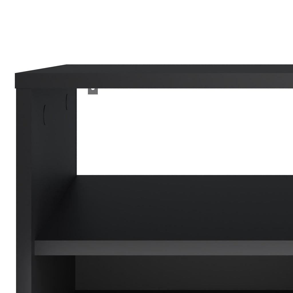 Media TV-unit 147 cm Black