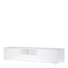 Media TV-unit with 2 doors + 1 drawer 177 cm White