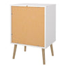 Cumbria Nightstand 1 Door + 1 Drawer White