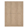 Brande Wardrobe with 3 Frame Doors in Jackson Hickory