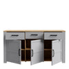 Bohol Sideboard in Riviera Oak/Grey Oak