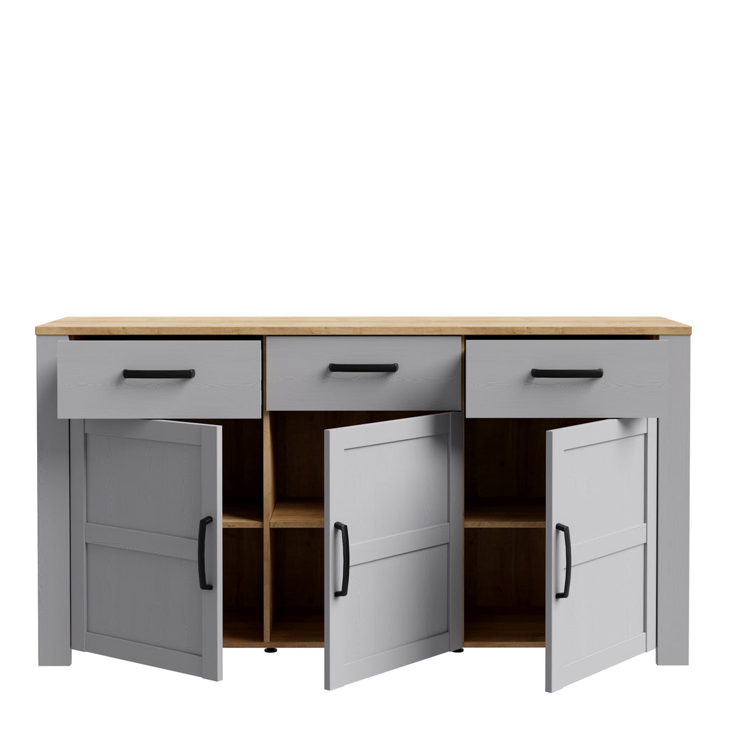 Bohol Sideboard in Riviera Oak/Grey Oak