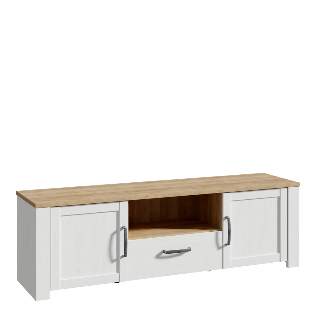 Bohol TV Unit  in Riviera Oak/White