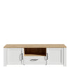 Bohol TV Unit  in Riviera Oak/White