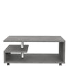 Bailey Coffee Table in Concrete Optic Dark Grey