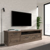 Corona TV Unit  in Tabak Oak