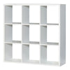 Mauro 3x3 Storage Unit in Matt White