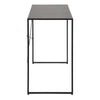 Newcastle Office Desk with Open Shelf in Matt Black