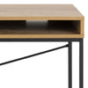 Seaford Office Desk with 1 Drawer in Oak