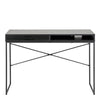 Seaford 1 Drawer Office Desk in Ash Black