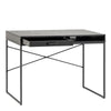 Seaford 1 Drawer Office Desk in Ash Black