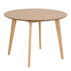 Roxby Round Dining Table in Oak 105x76cm