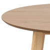 Roxby Round Dining Table in Oak 105x76cm