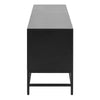 Newcastle 3 Door Sideboard in Matt Black