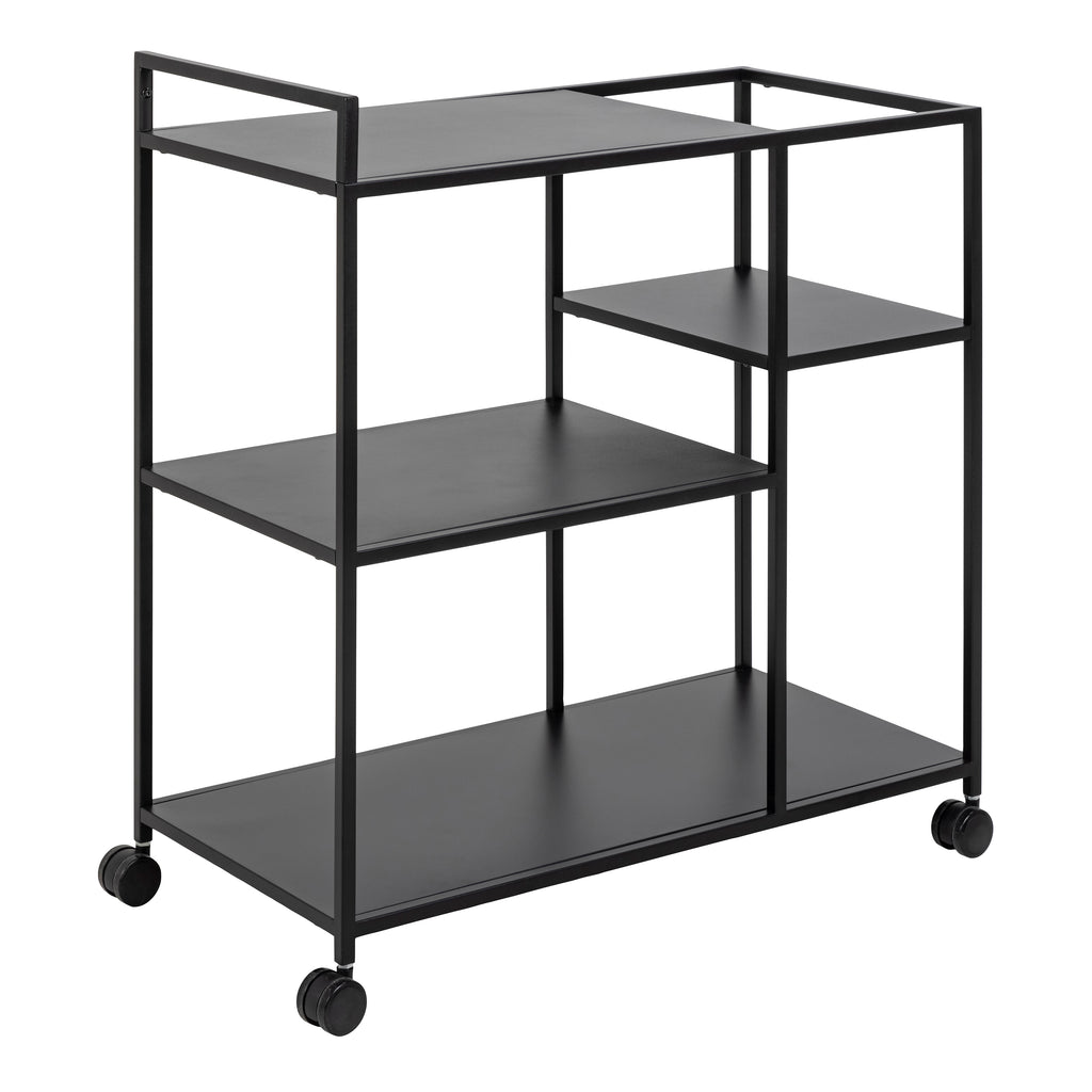 Newcastle Serving Trolley in Matt Black