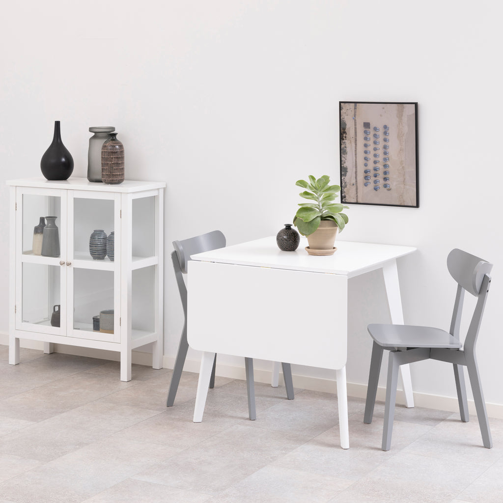 Roxby Square Dining Table in White