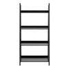 Wally Bookcase with 4 Shelves in Black