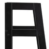 Wally Bookcase with 4 Shelves in Black