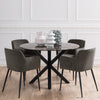 Heaven Dining Table with Brown Polished Marble Top