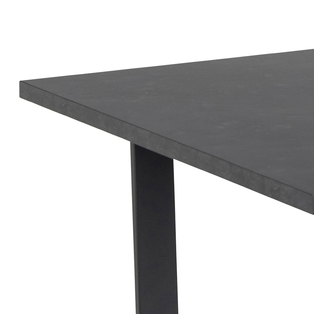 Amble Dining Table with Black Marble Effect