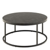 Spiro Coffee Table With Black Marble Top