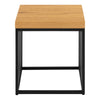 Strington Side Table in Black and Oak