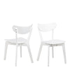 Roxby Dining Chair in White Set of 2