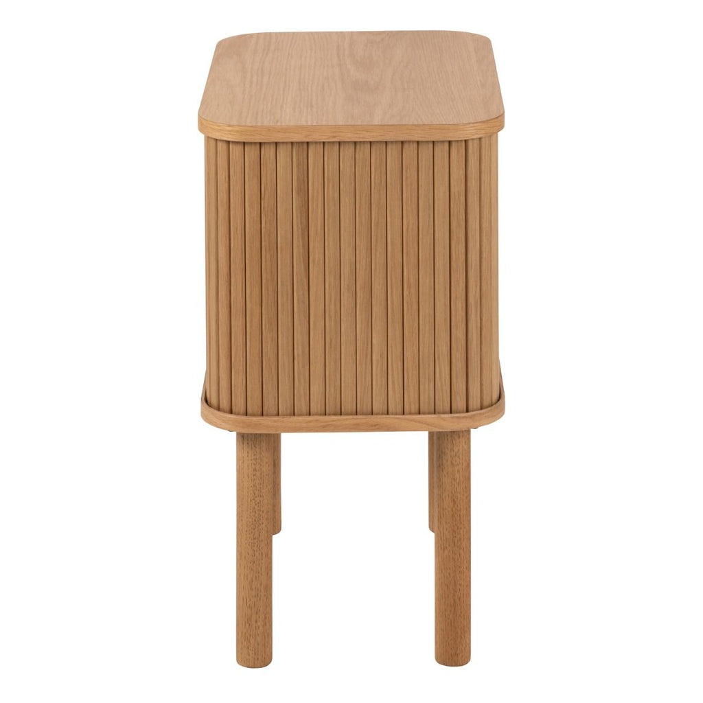 Langley Square Bedside Table in Oak