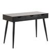 Neptun 3 Drawer Office Desk in Black